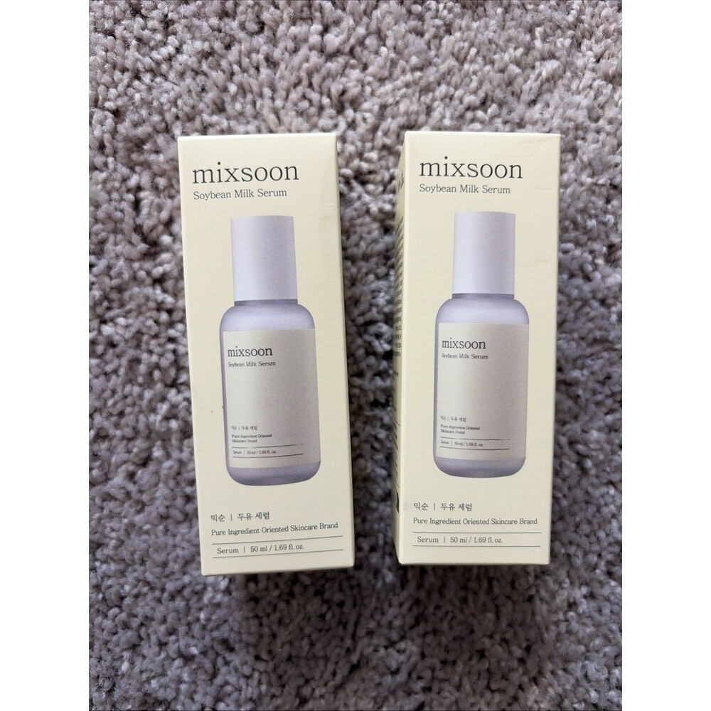 Lot Of 2 Mixsoon Soybean Milk Serum 50ml/1.69 fl oz K-Beauty New In Box